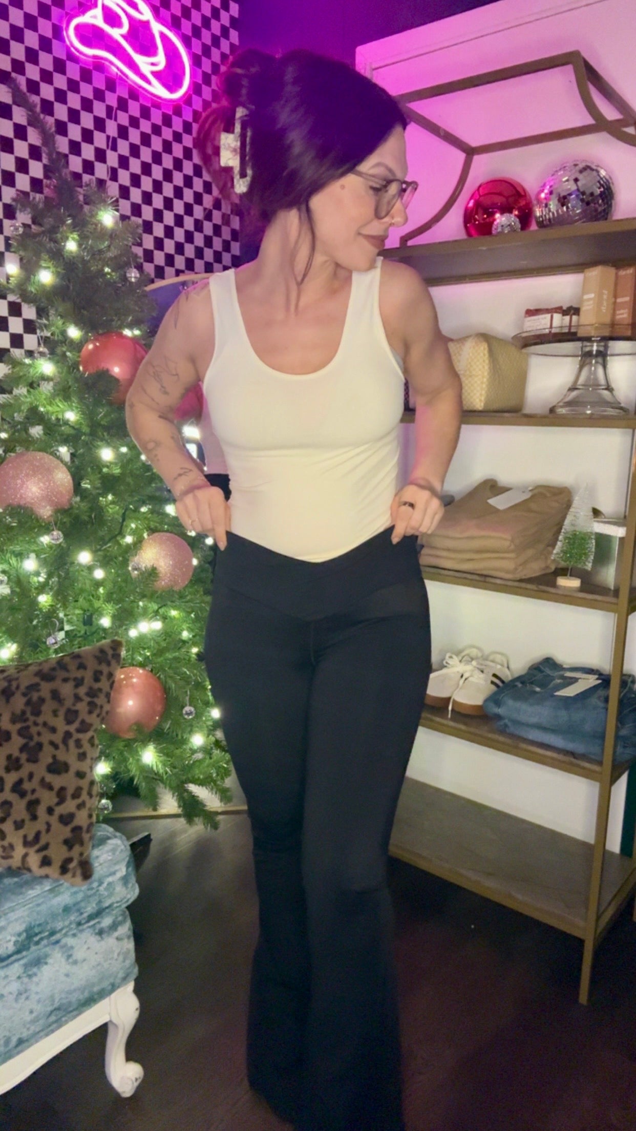 Juicy Peach Flare Legging