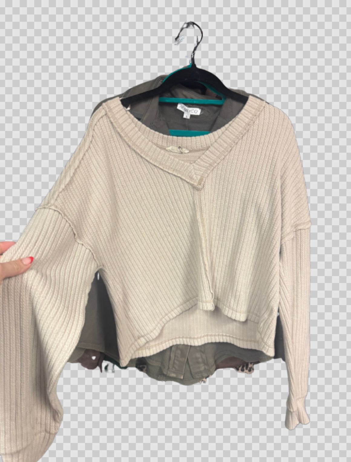 Boutique Brand Cropped Sweater