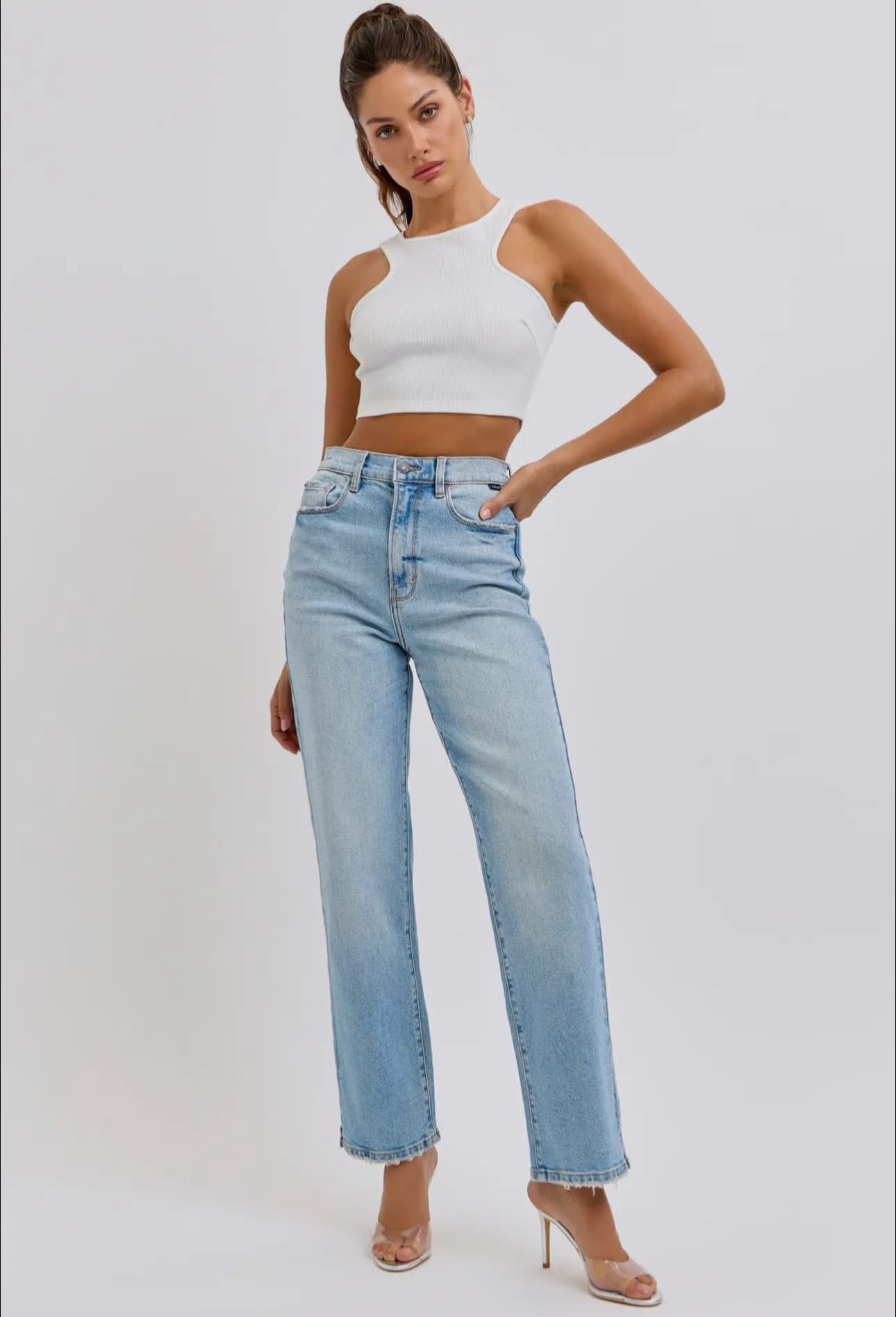 Cello Super High Rise Dad Jeans