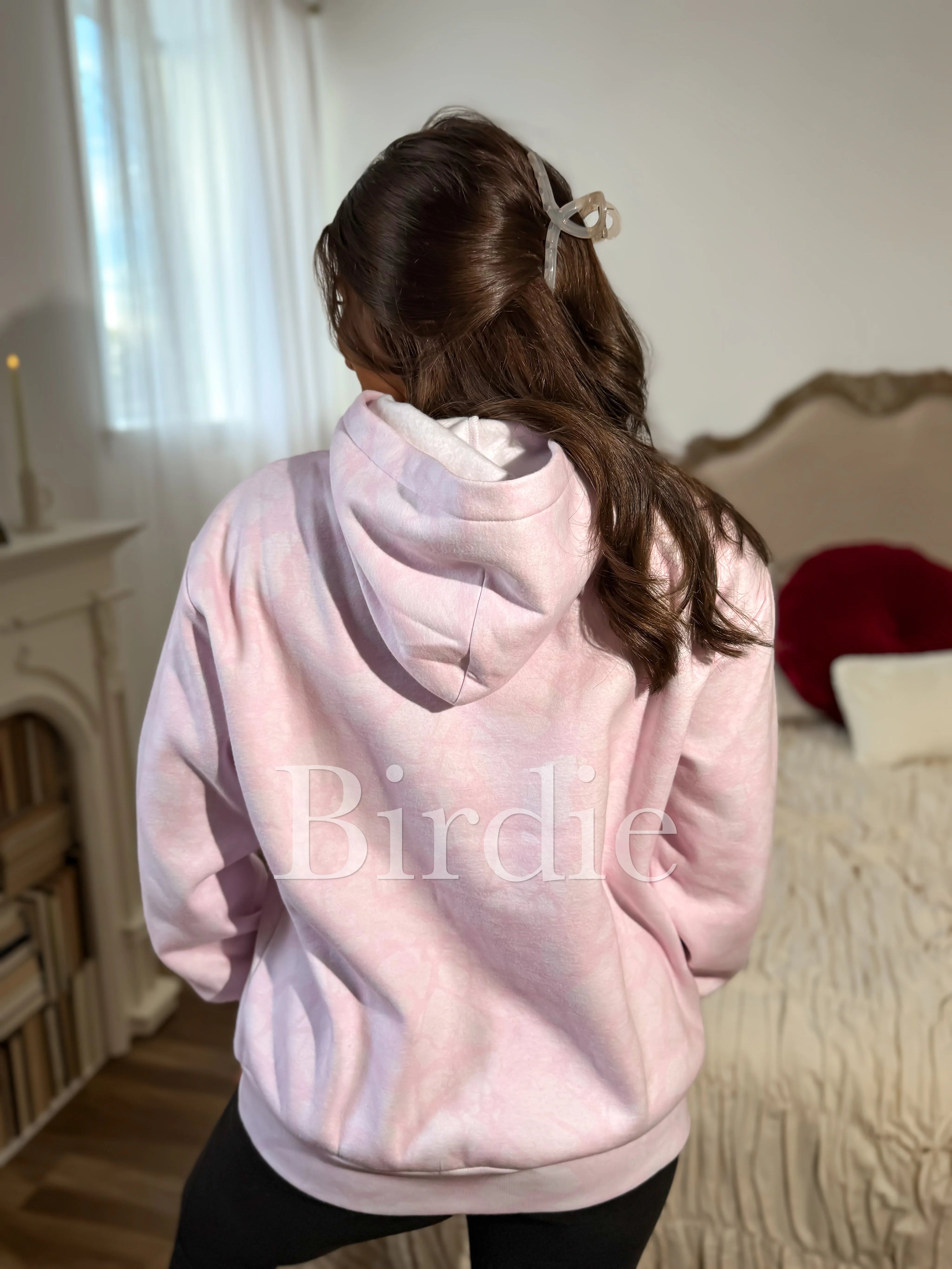 Birdie Light Pink Camo Hoodie